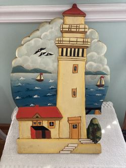 Nautical Lighthouse Sign