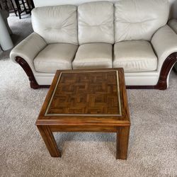 Square Parquet Table 28x28x21”