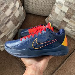 NIKE  CAITLIN CLARK X ZOOM KOBE 5 PROTRO 'INDIANA FEVER' SIZE 8.5 MEN