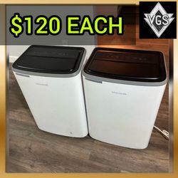 Frigidaire Portable Air Conditioner AC Units White Lot of 2 Used