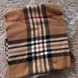 NEW Beautiful Oversized Plaid Wool Scarf - Pashmina -great gift