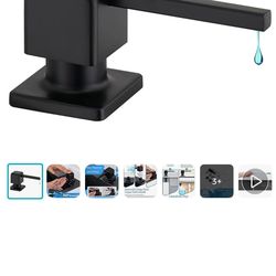 Black soap dispenser for kitchen bathroom (26)
