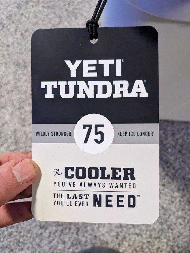 YETI TUNDRA 75 HARD COOLER for Sale in Renton, WA - OfferUp