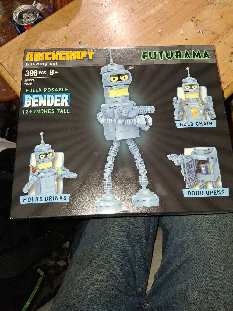 Brickcraft Futurama 12" Tall Bender
