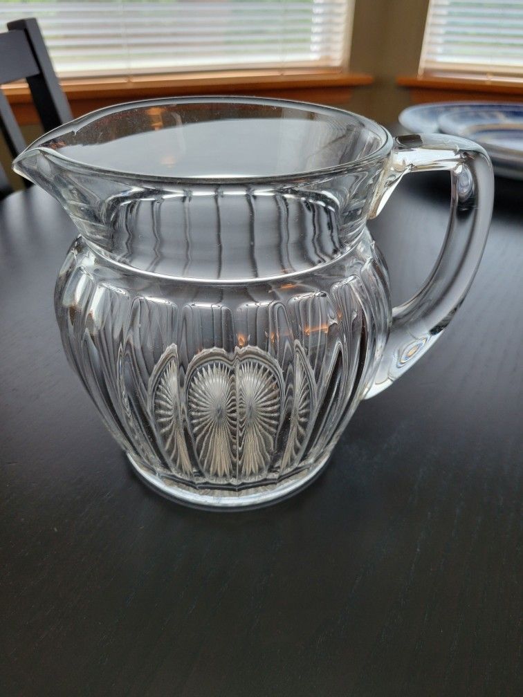 Vintage Heisey Glass Pitcher