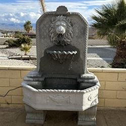 New Water Fountain Made Out Of Cement Perfect Gift 