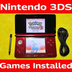 Nintendo 3DS With Many Games Installed 