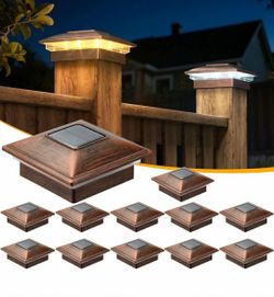 APONUO 11 Pack Fence Post Solar Lights. K 145