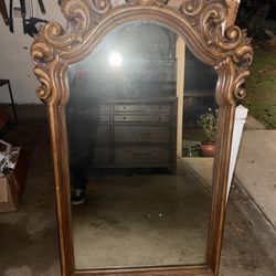 Tall Antique Mirror