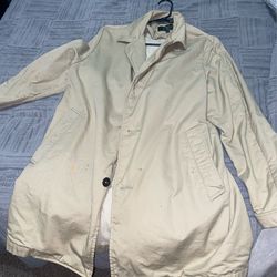 mens london fog trench coat - Large