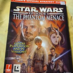 Very Good Condition Prima Strategy Guide For Star Wars Episode 1 The Phantom Menace Great Shape