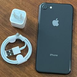 iPhone 8 , Factory Unlocked,  Excellent Condition 