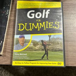 Golf For Dummies DVD 