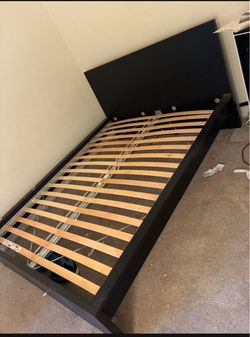 Black Matt queen size bed frame