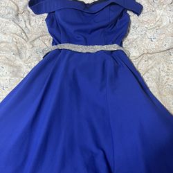 Royal Blue Dress