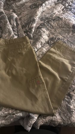 Khaki double knee dickies pants
