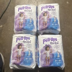 Pull-Ups Size 3T-4T—4 Packages