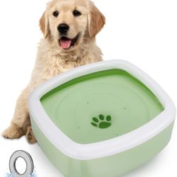 Water Bowl for Messy Drinkers, Dog Bowl No Spill Water Bowl for Dogs, Spill Proof Dog Water Bowl Dispenser, Slow Water Bowl for Dogs Pet Water Dispens