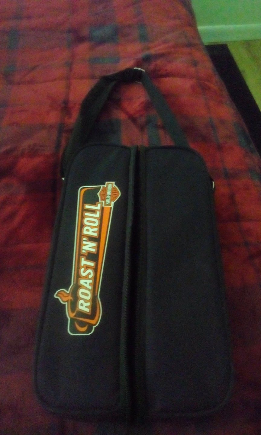 Harley Davidson Travel thermos Kit Roast And Roll -NEW