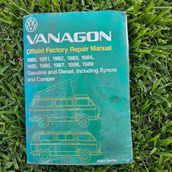Vanagon repair manual book