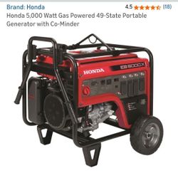 Honda Generator. Brand New. 