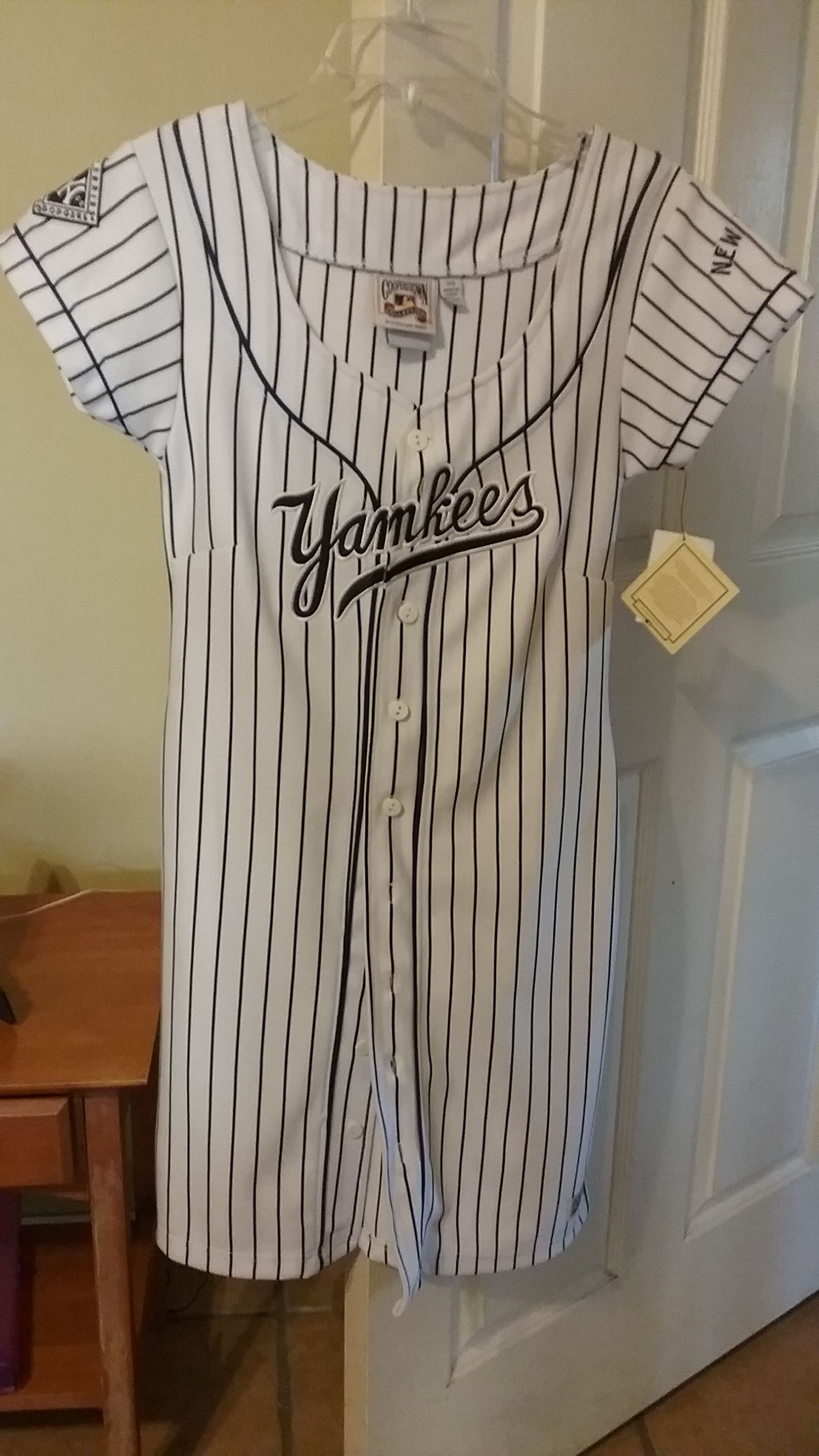 Official NY Yankees Jersey Dress. Free Yankee T- shirt for Sale in