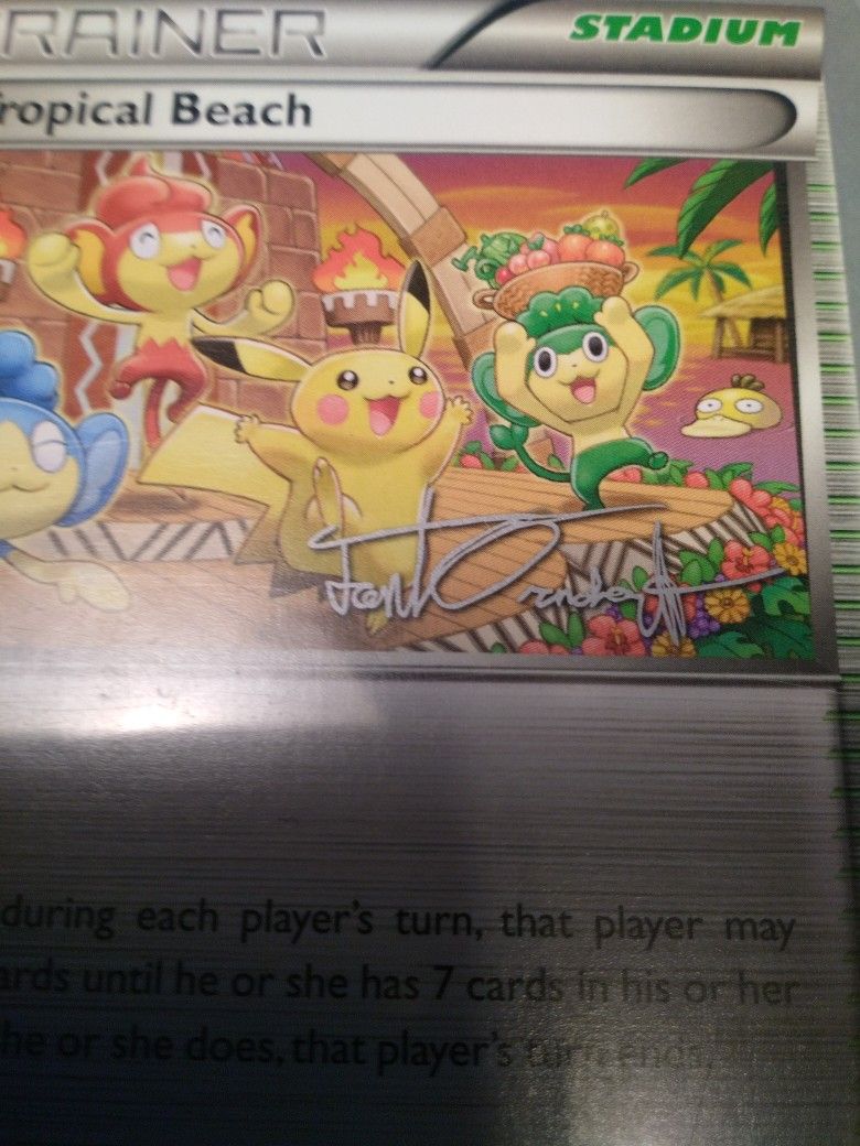 Pokemon Tropical Beach Trainer Card for Sale in Idaho Falls, ID - OfferUp