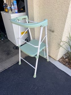 2-Step Folding Step Stool with Handle