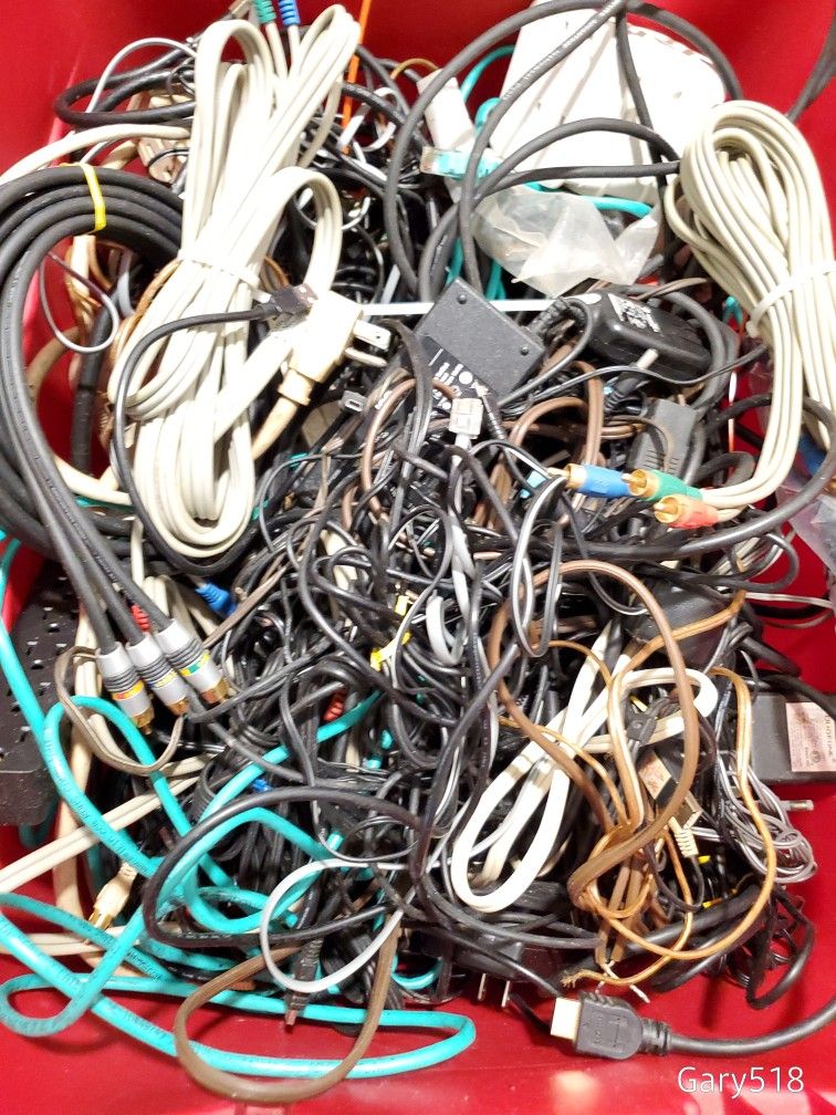 Cable Wires Adapter RCA HDMI Extension Boombox Lan Printer Monitor
