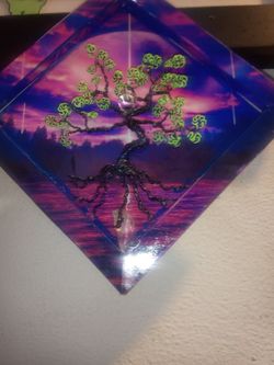 Wire Bonsai Tree Wall Mount