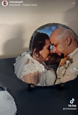 7” Stone Frame Perfect For Last Minute Valentines Gift 