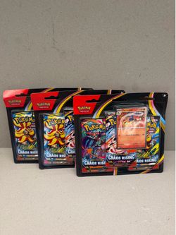 Pokémon TCG Chaos Rising 3-Pack Blister Lot of 3 Sealed