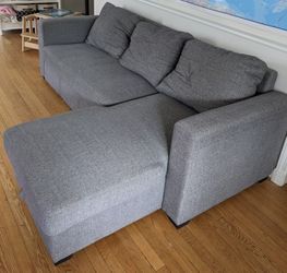 Holbrook Couch With Pop Up Sleeper And Storage From Raymour & Flanigan