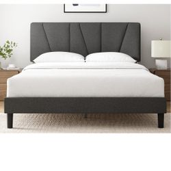 QUEEN BEDFRAME & HEADBOARD & MATRESS 
