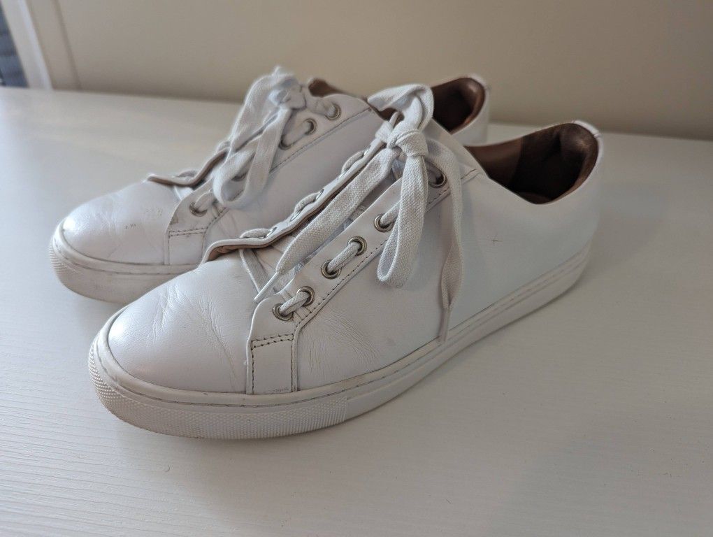 Thursday Premier Low Top White Sneakers | Genuine Leather (Men's 8.5)