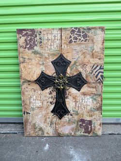 Wall Art – Religious Cross, 48” x 36”