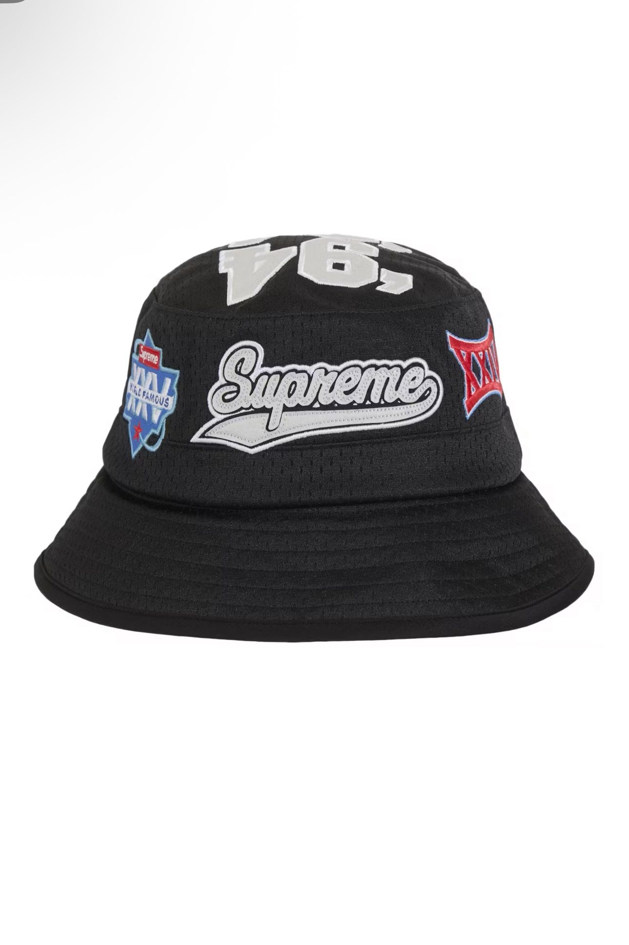 Supreme Mesh Crusher Hat Black