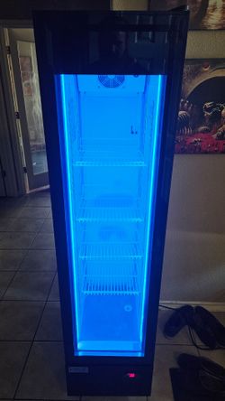 NAFCOOL Sub Zero Commercial Beverage Refrigerator Display Fridge,5.8 Cu Ft