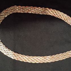 Sterling Silver With Gold And Rose Tone