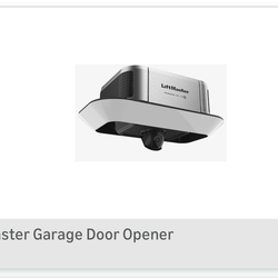 7’ or 8’ Lift Master  with two remotes and keypad with backup battery