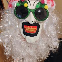 Art The Clown Mask And Santa Suit