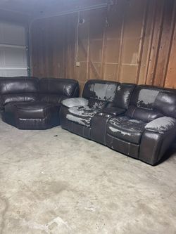 Free Sofa Recliner And Corner Piece