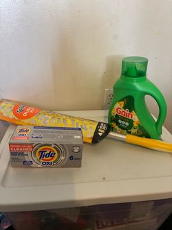 Tide machine cleaner gain laundry detergent swiffer dusting kit