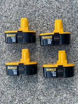 18v Dewalt batteries