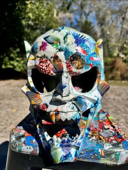 Aquatic Goblin Costume Full Face Mask