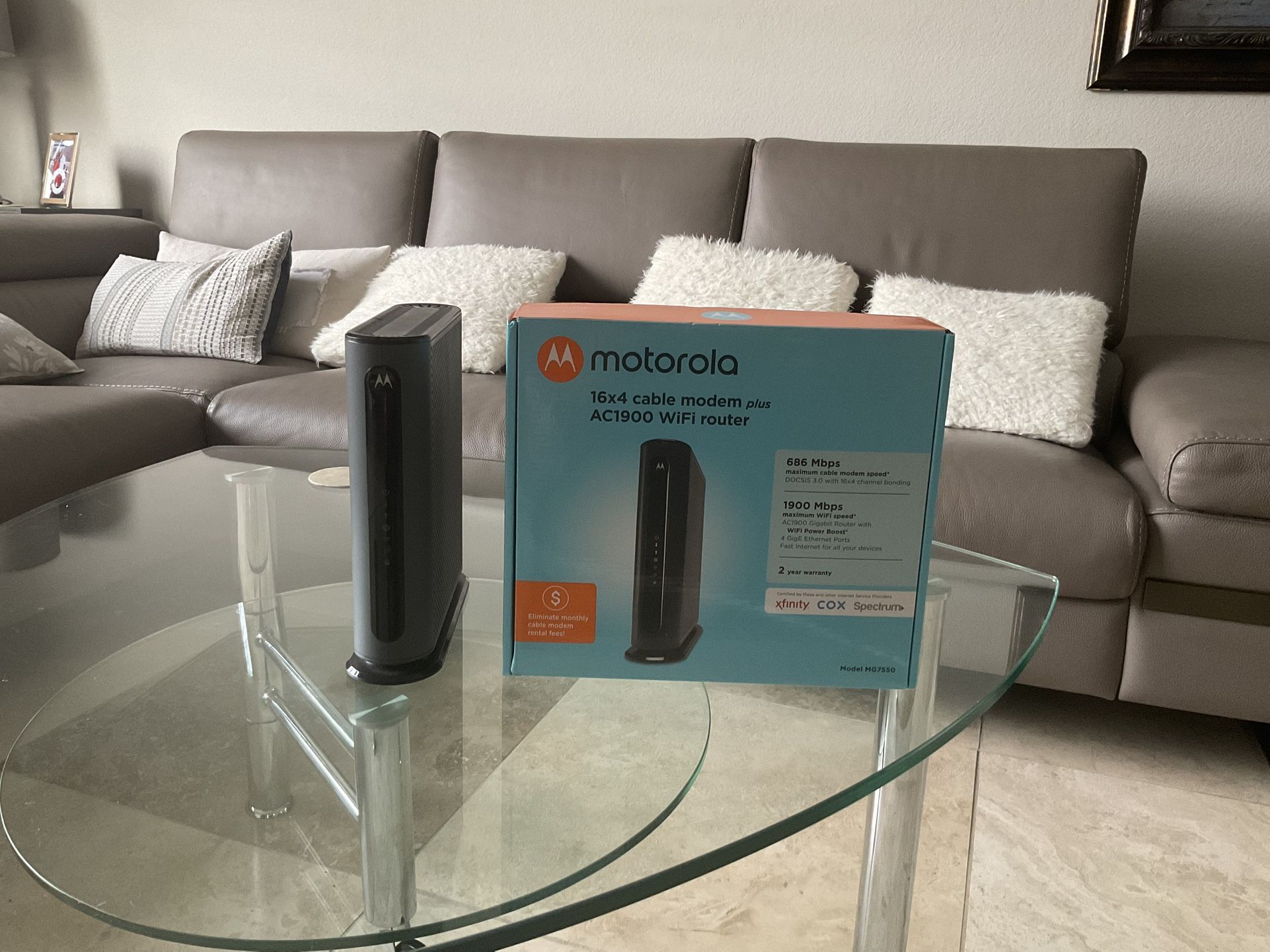Cable Modem +wifi Router