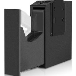 Biometric Gun Safe for Handgun, 3 Ways Quick Access Pistol Safe with Fingerprint