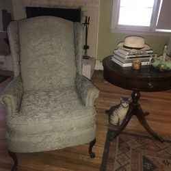 Sage Green Wing Chair