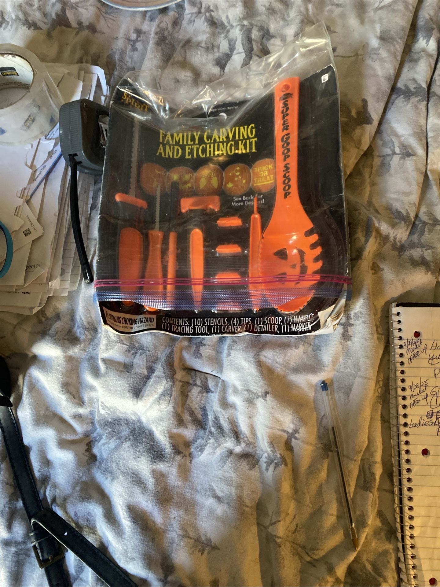 Family Carving & Etching Kit 20 Piece