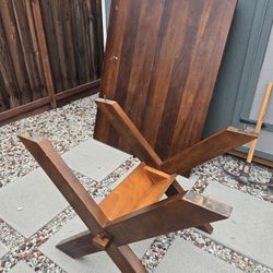 High Top Dining Room Table with Built-In Table Extension with 4 Chairs